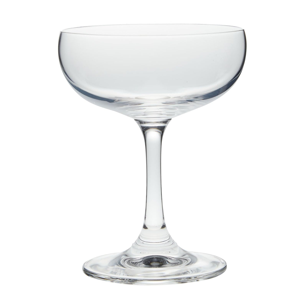 6 Count 7 oz Clear Coupe Glasses I61727