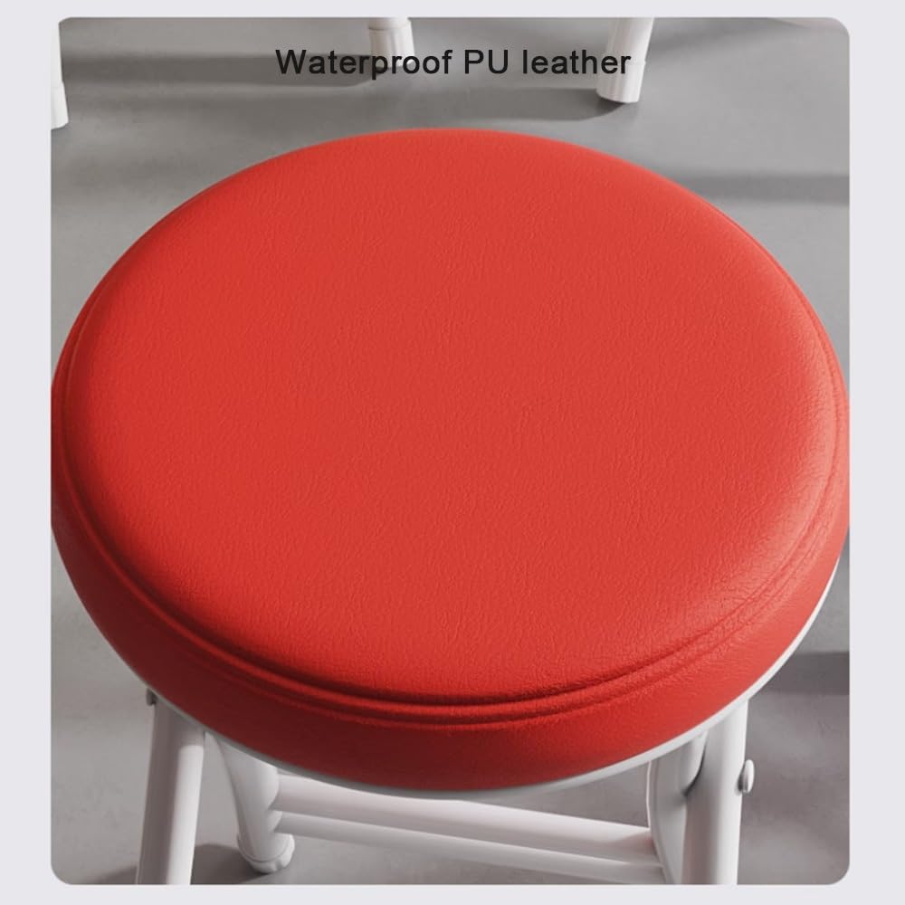 Round Padded Folding Stool Y37305