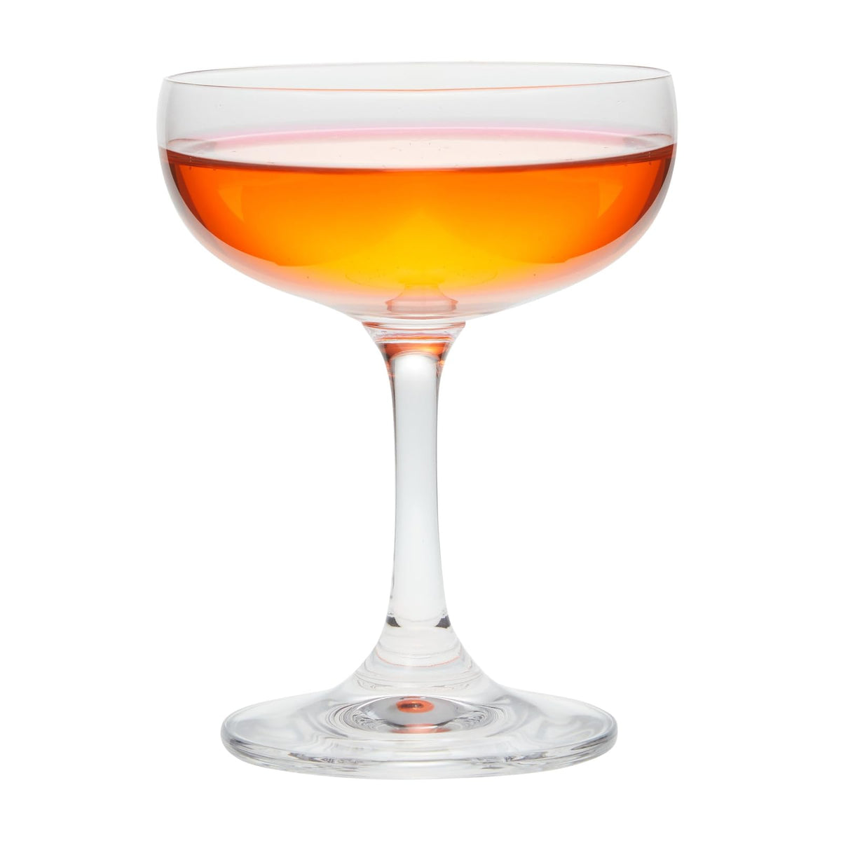 6 Count 7 oz Clear Coupe Glasses I61727
