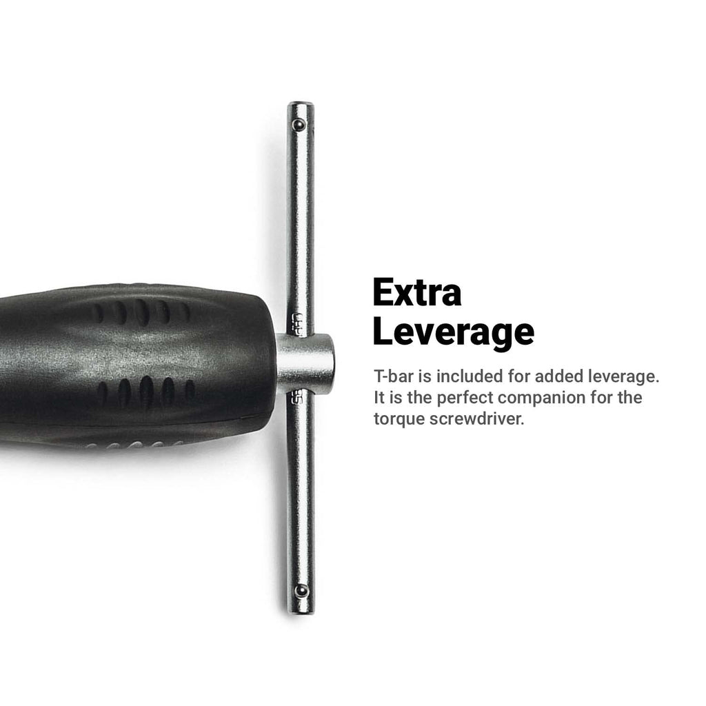 Black 10-50 in-lbs Torque Screwdriver Set O378525