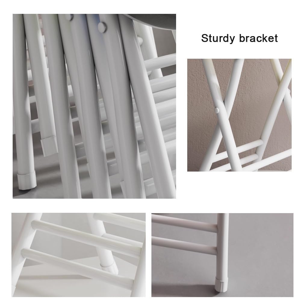 Round Padded Folding Stool Y37305