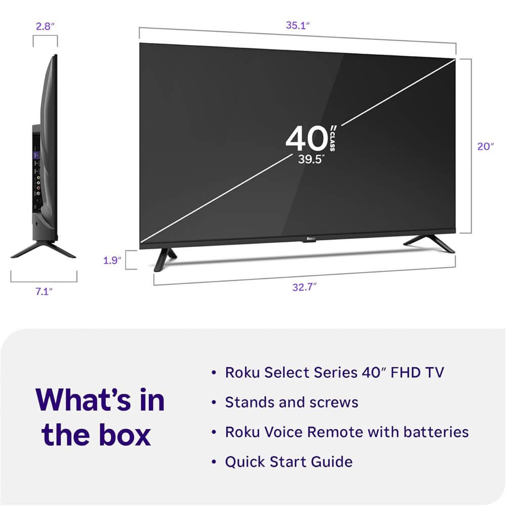 40 inch 1080p LED Smart TV K372