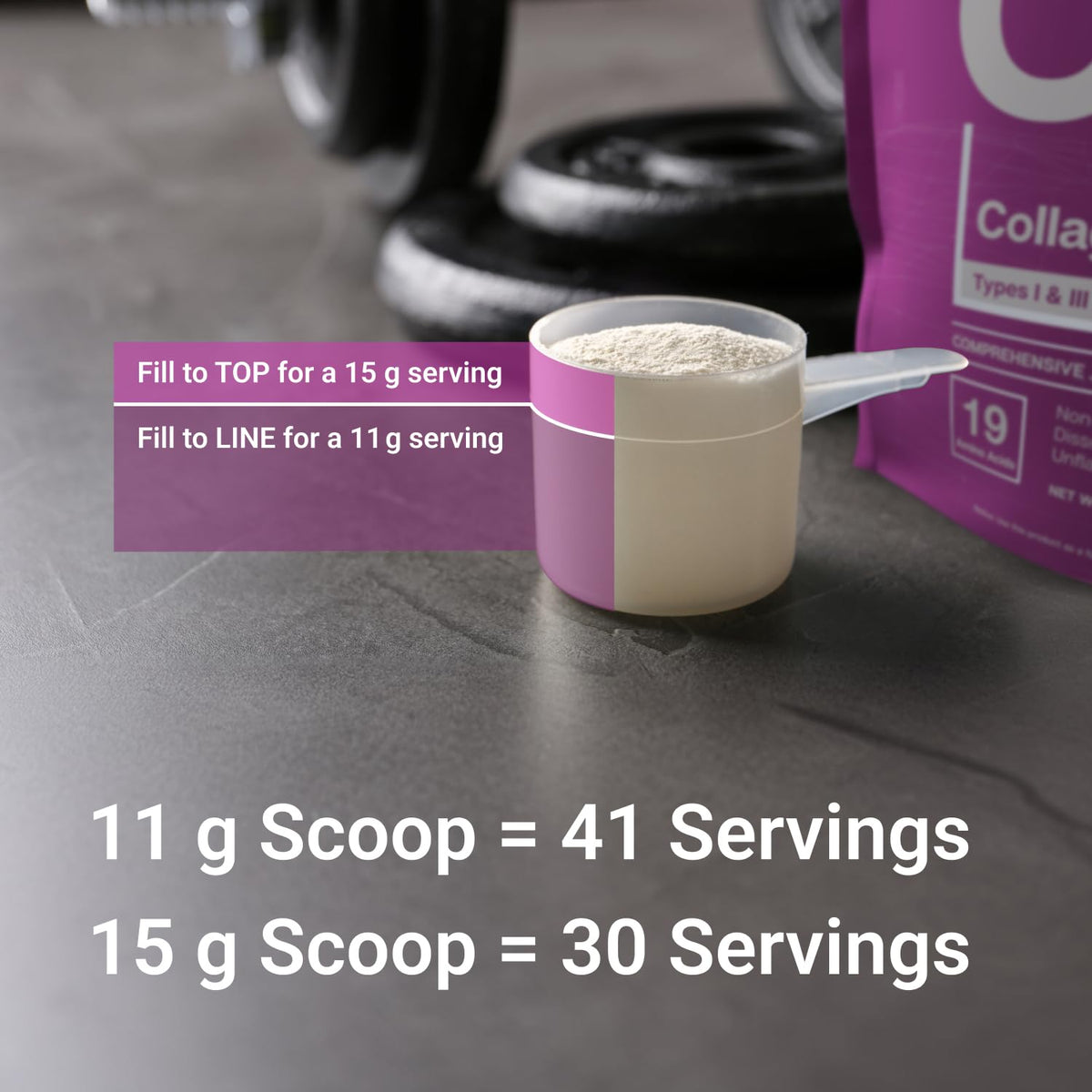 Hydrolyzed Collagen Peptides Powder 30 Servings X5137