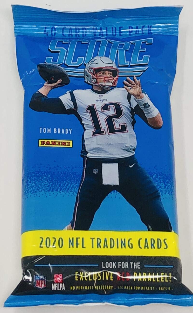 2020 Score NFL Football Factory Sealed Jumbo Fat Pack 40 Cards B25819