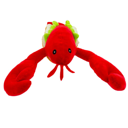 10 Inch Plush Pet Toy with Squeaker and Crinkle Q646