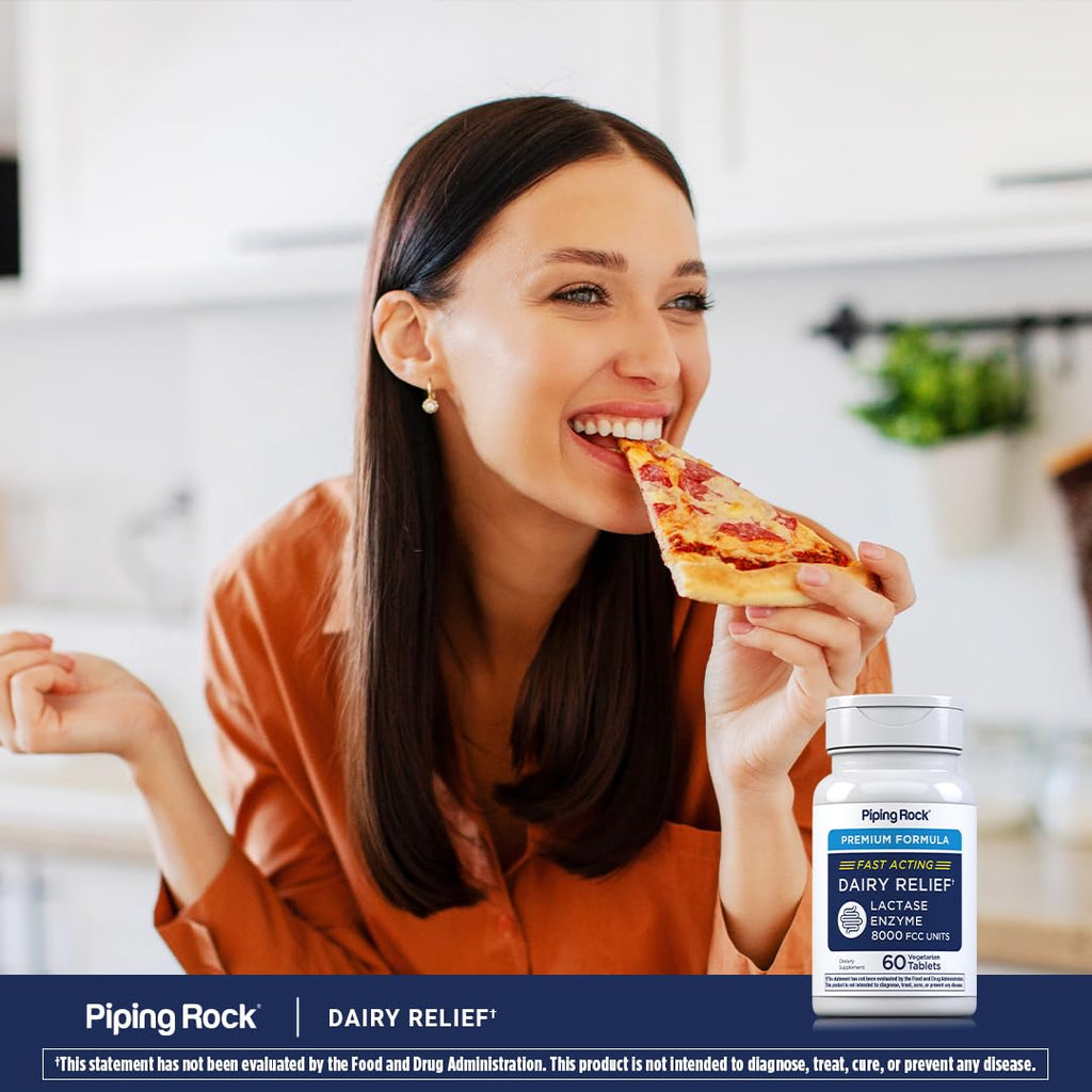 Lactase Enzyme 8000 FCC 60 Tablets K19565