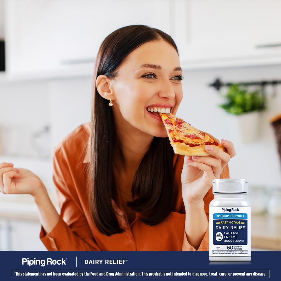 Lactase Enzyme 8000 FCC 60 Tablets K19565