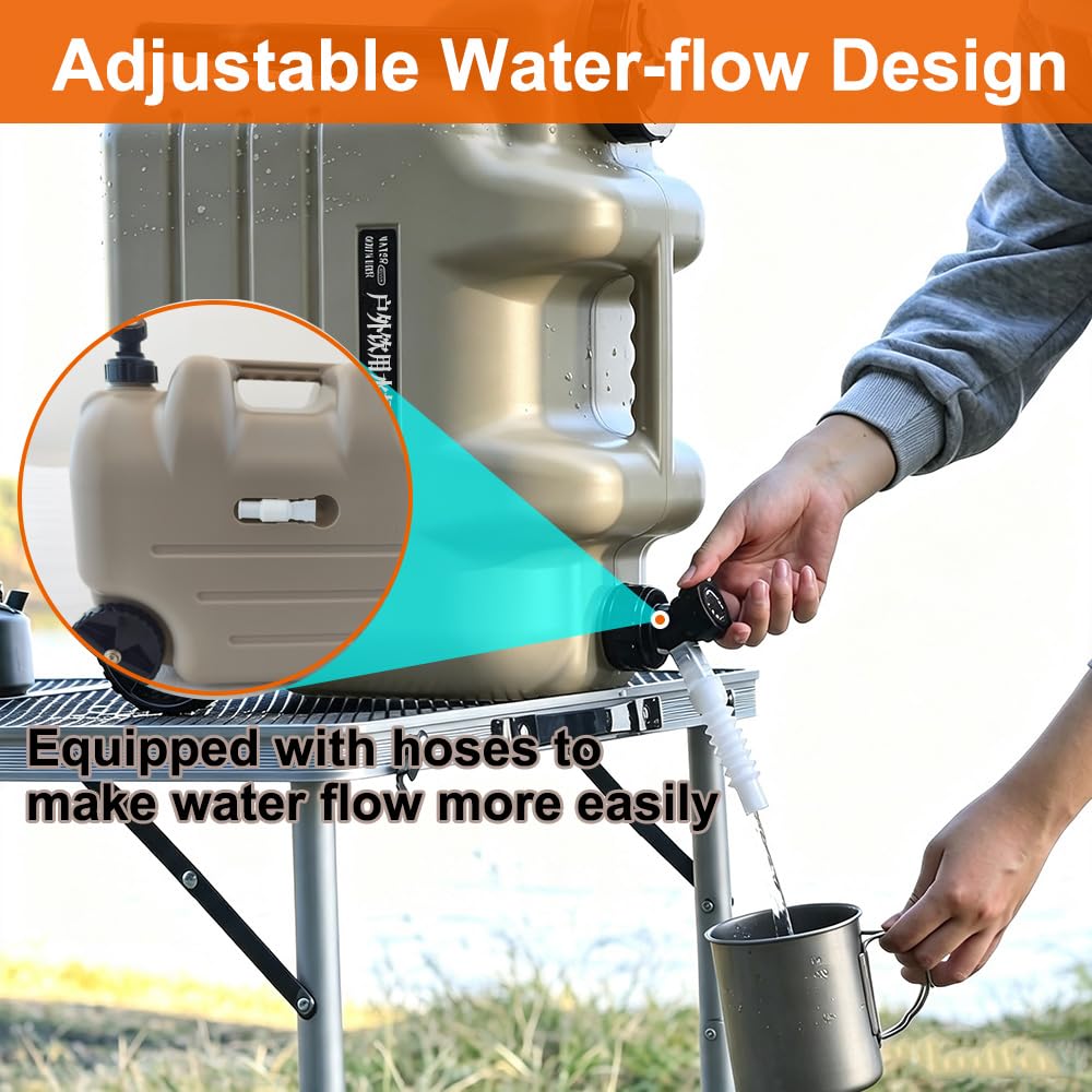 7.4 Gallon Water Container with Tap and Wheels N4610