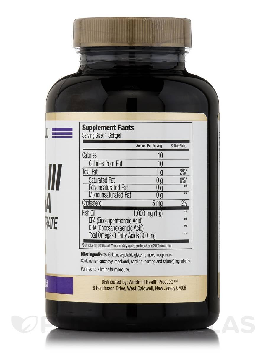 Omega 3 Fish Oil 1,000 mg Softgels, 90 ct V7749