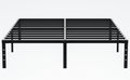 18 Inch Queen Size Metal Platform Bed Frame with Underbed Storage H770176