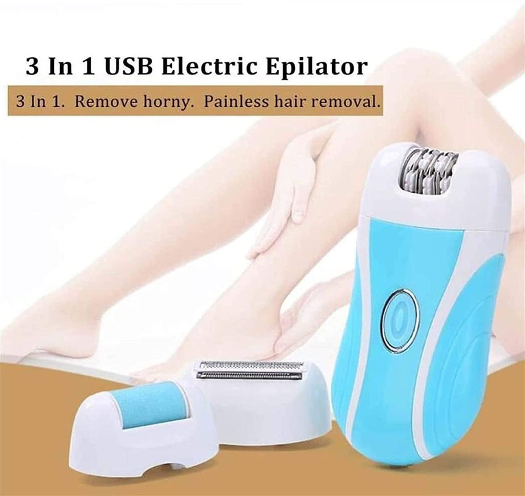 3 in 1 Cordless Electric Hair Removal Epilator I98380