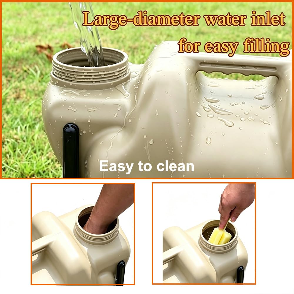 7.4 Gallon Water Container with Tap and Wheels N4610