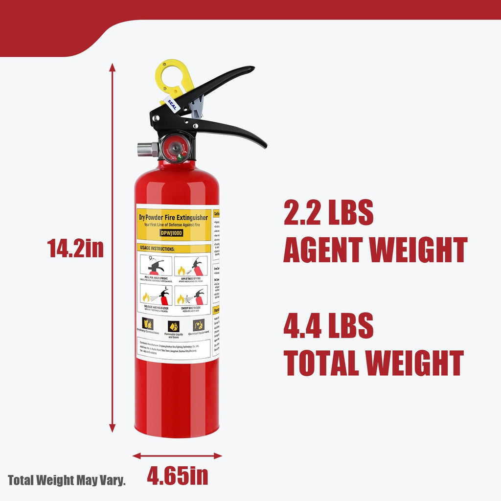 2.5 lb ABC Dry Chemical Fire Extinguishers I9254