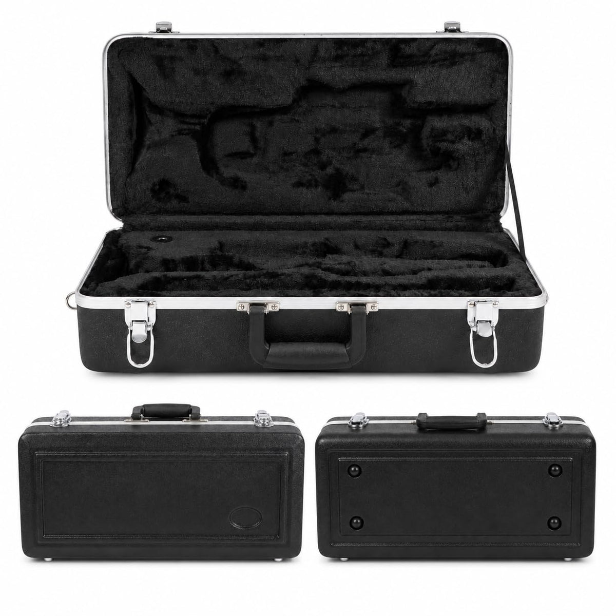 Lightweight ABS Hard Case for Bb Trumpet, Black X9046