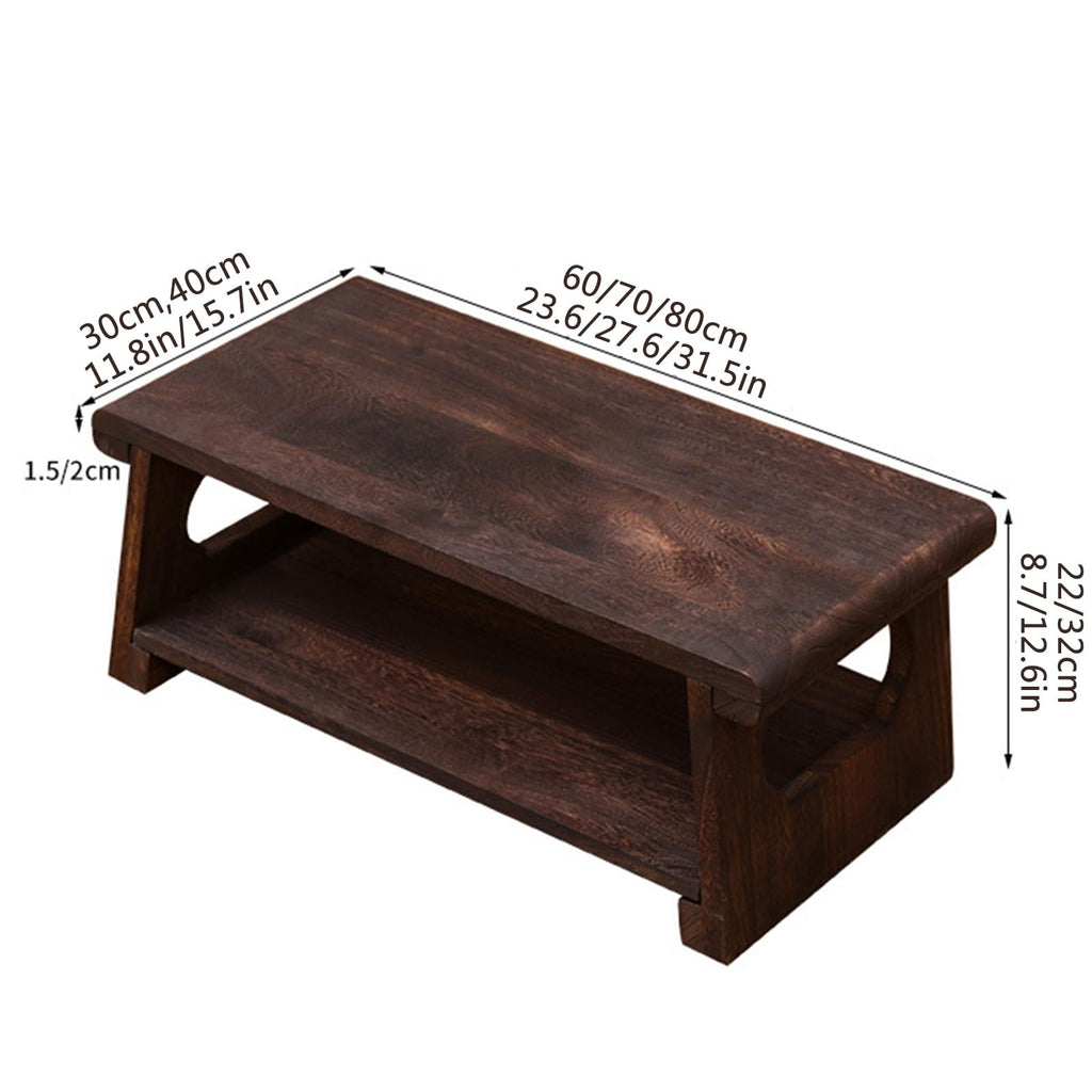 Foldable Japanese Low Floor Table 60x30x22cm Y526482