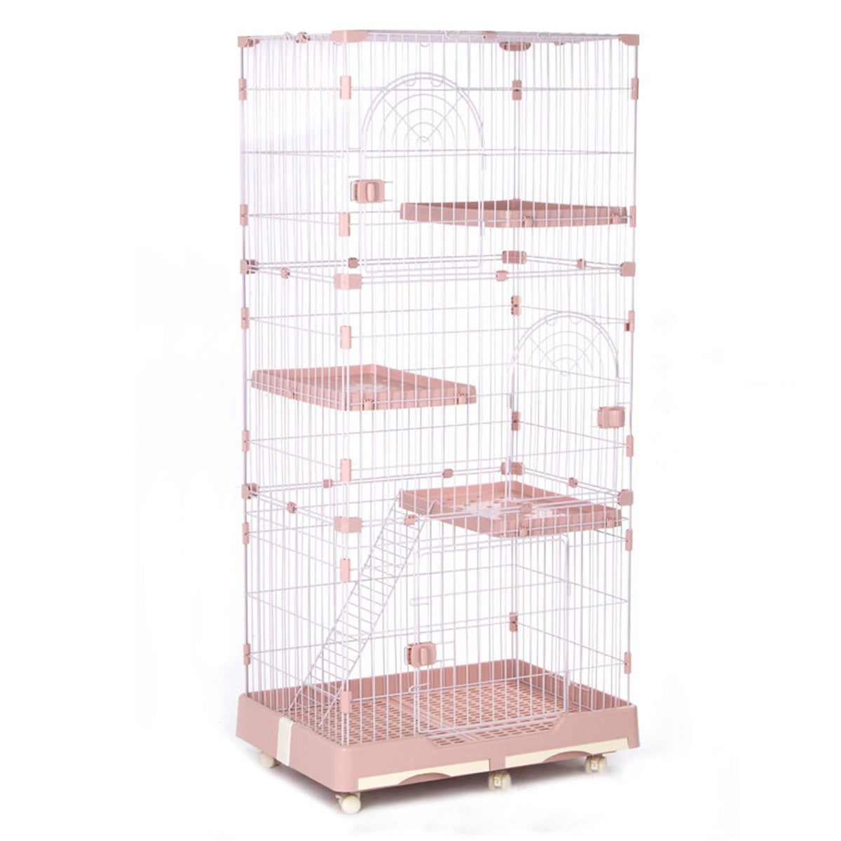 Foldable 4 Tier Detachable Cat Cage with Hammock P2024