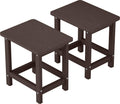 Set of 2 HDPE Outdoor Side Table J735