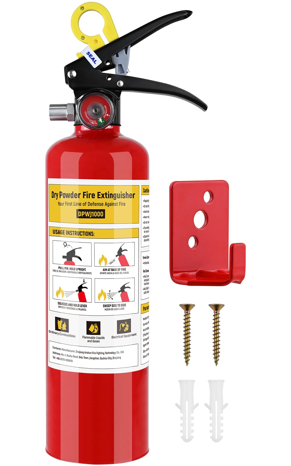 2.5 lb ABC Dry Chemical Fire Extinguishers I9254