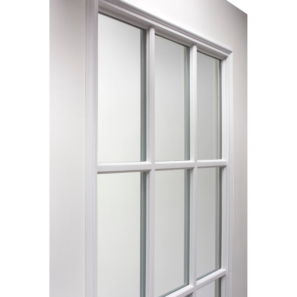 Steel Primed Left Hand In-Swing 15 Lite Clear Glass Front Door M904
