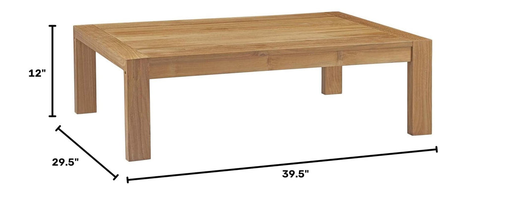 Teak Wood Outdoor Coffee Table A95597