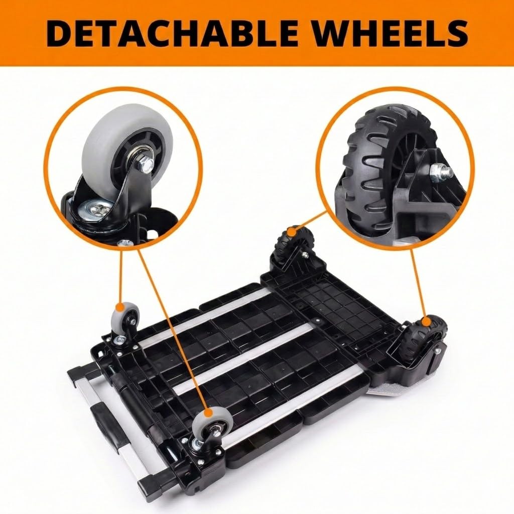 3-in-1 Folding Hand Truck 500 lbs Capacity K294835