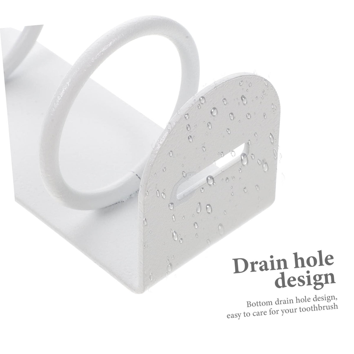 Wall Mount Toothbrush Holder 2 Pack Iron U292195