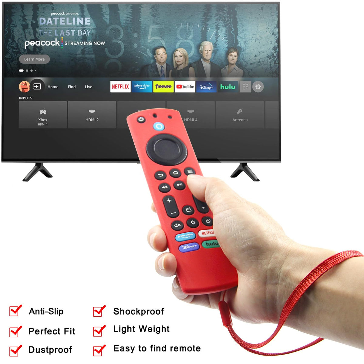 Silicone Remote Case 2pcs with Lanyard L68936