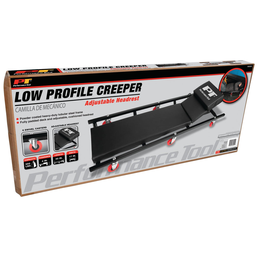 40 in. 6-Caster Rolling Shop Creeper E2472