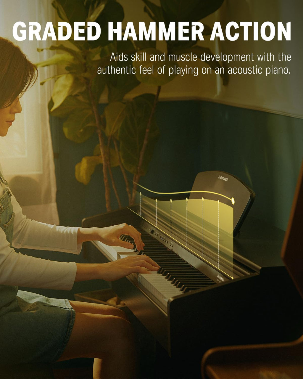 88 Weighted Keys Digital Piano F747