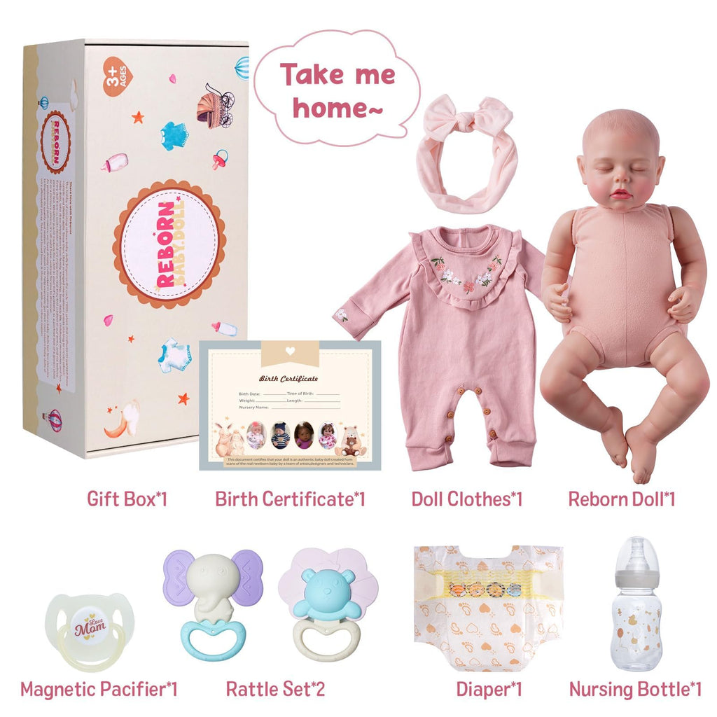 20 Inch Realistic Newborn Baby Doll D605176