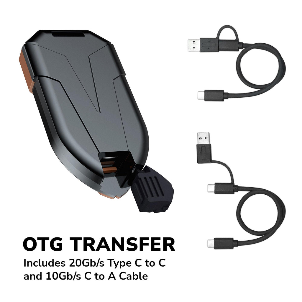 1TB IP67 Waterproof USB 3.2 Gen 2x2 Type C External SSD D359690