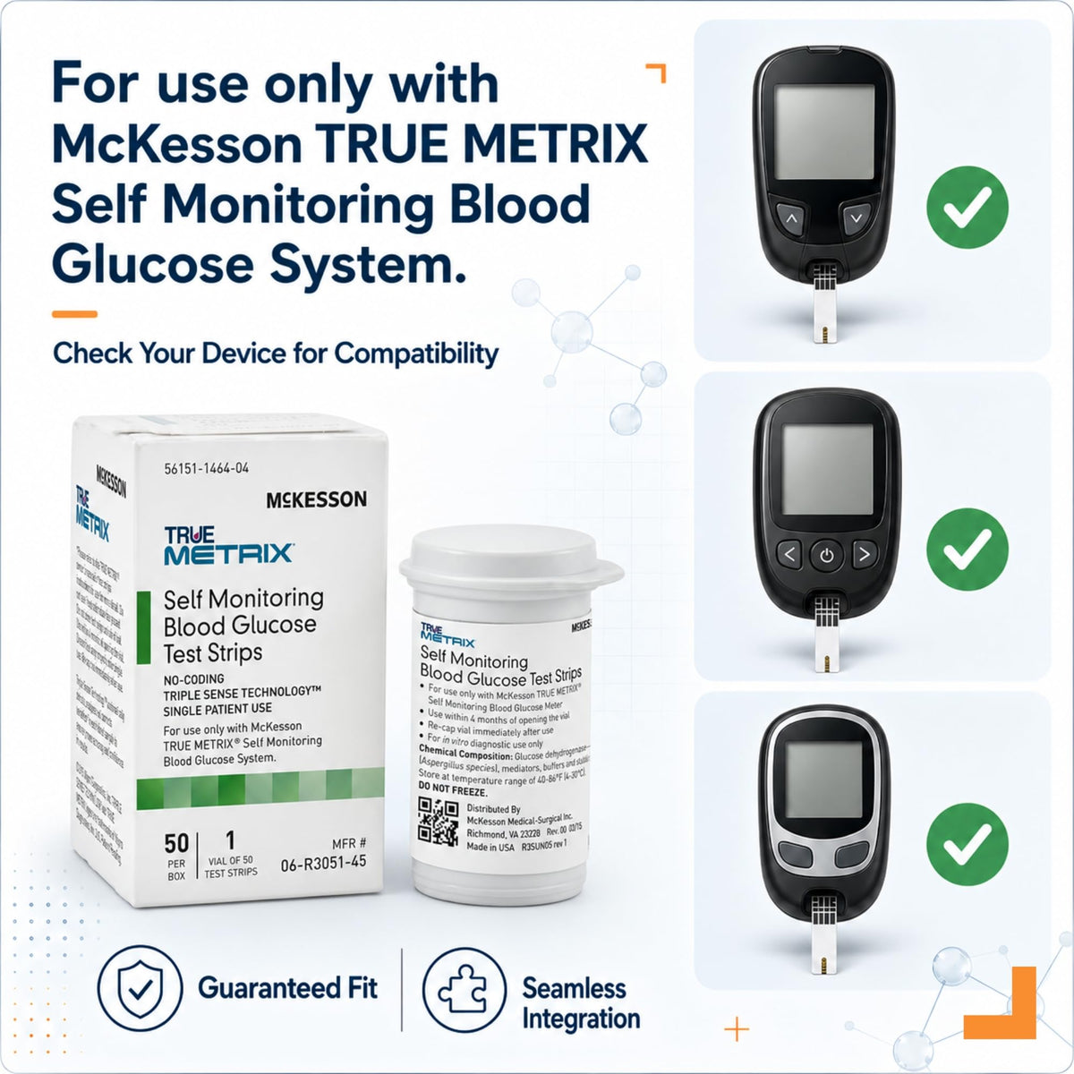 Blood Glucose Test Strips, 1200 Strips K691