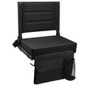 Bleachers Stadium Seat with Back Support and Cushion W50799