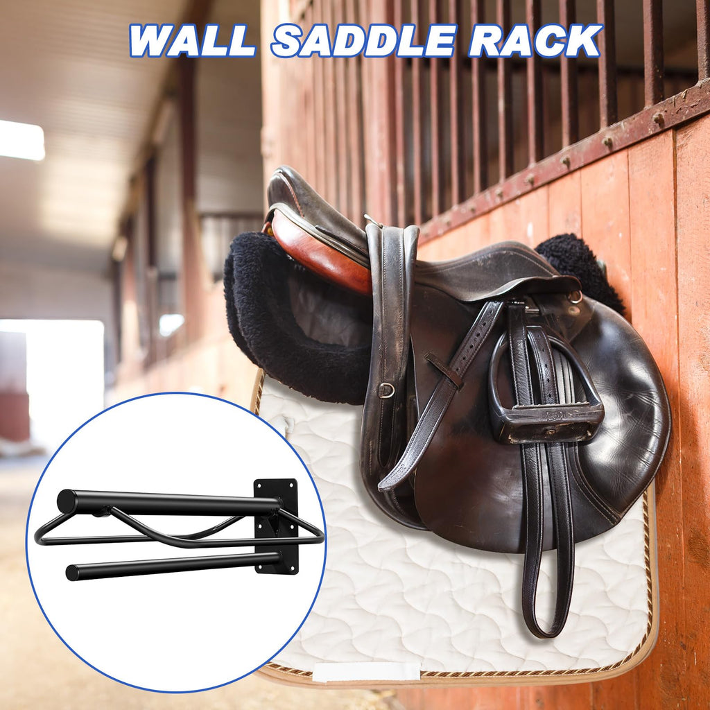 6 Pcs Wall Mount Saddle Rack with Pad Bar M9090