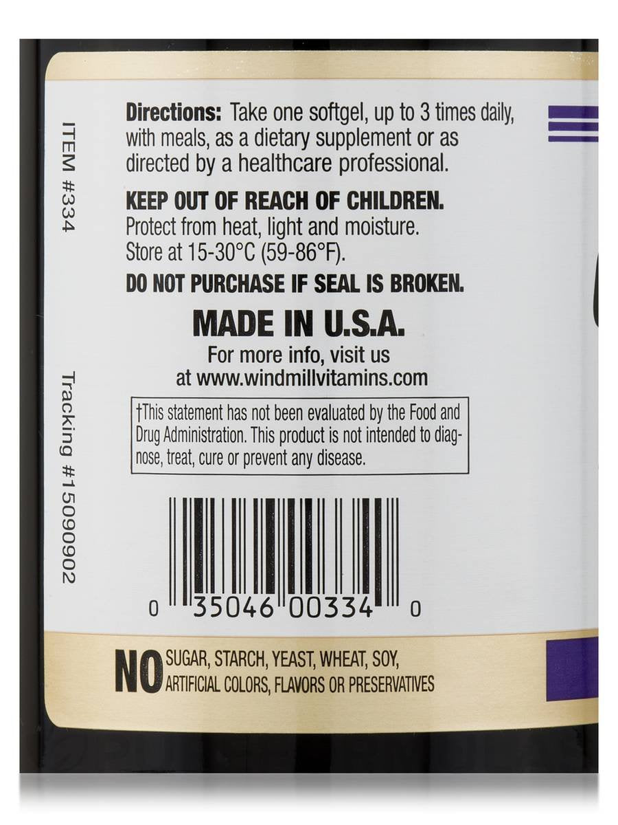 Omega 3 Fish Oil 1,000 mg Softgels, 90 ct V7749