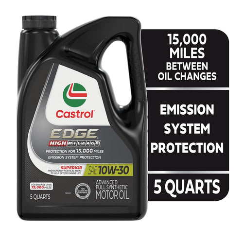 10W-30 Full Synthetic Motor Oil, 5 Quarts O54236