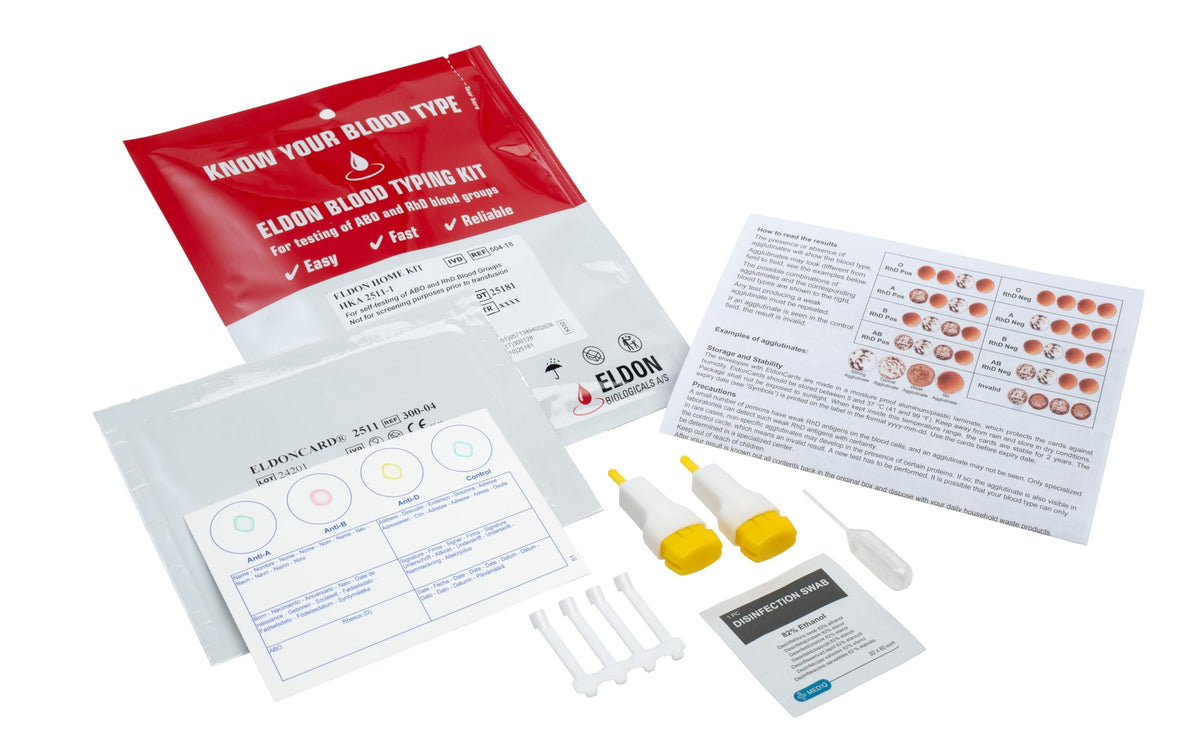 Blood Type Test 1 Pack X450993