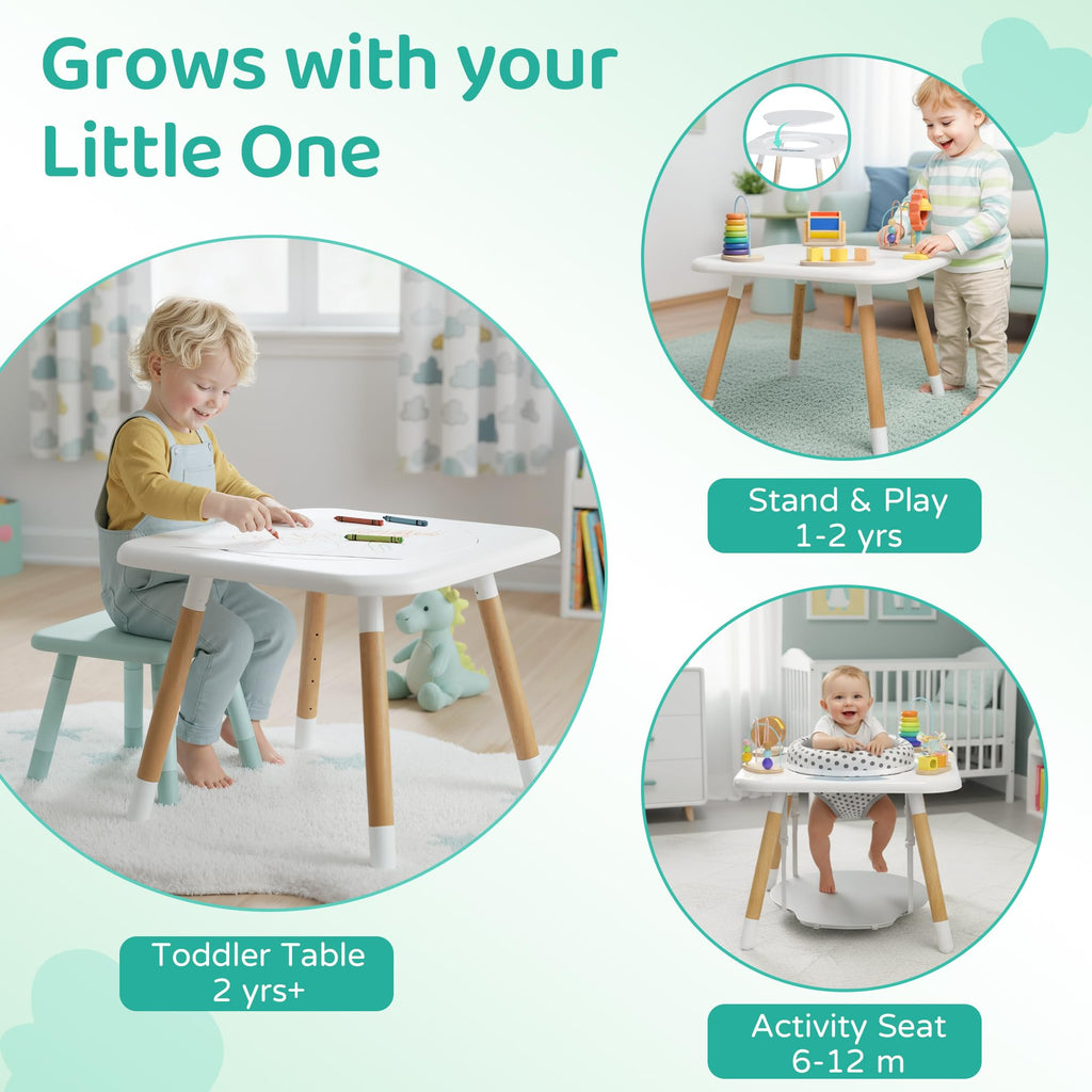 3-Stage Baby Activity Center with 7 Interactive Toys X586