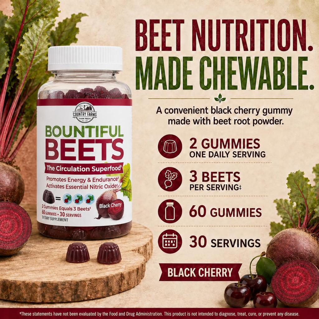 Beet Gummies 60 Count X1163