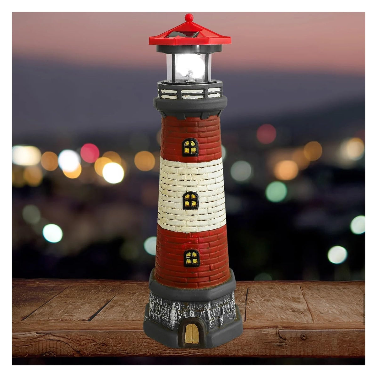 Solar Powered Lighthouse S97061