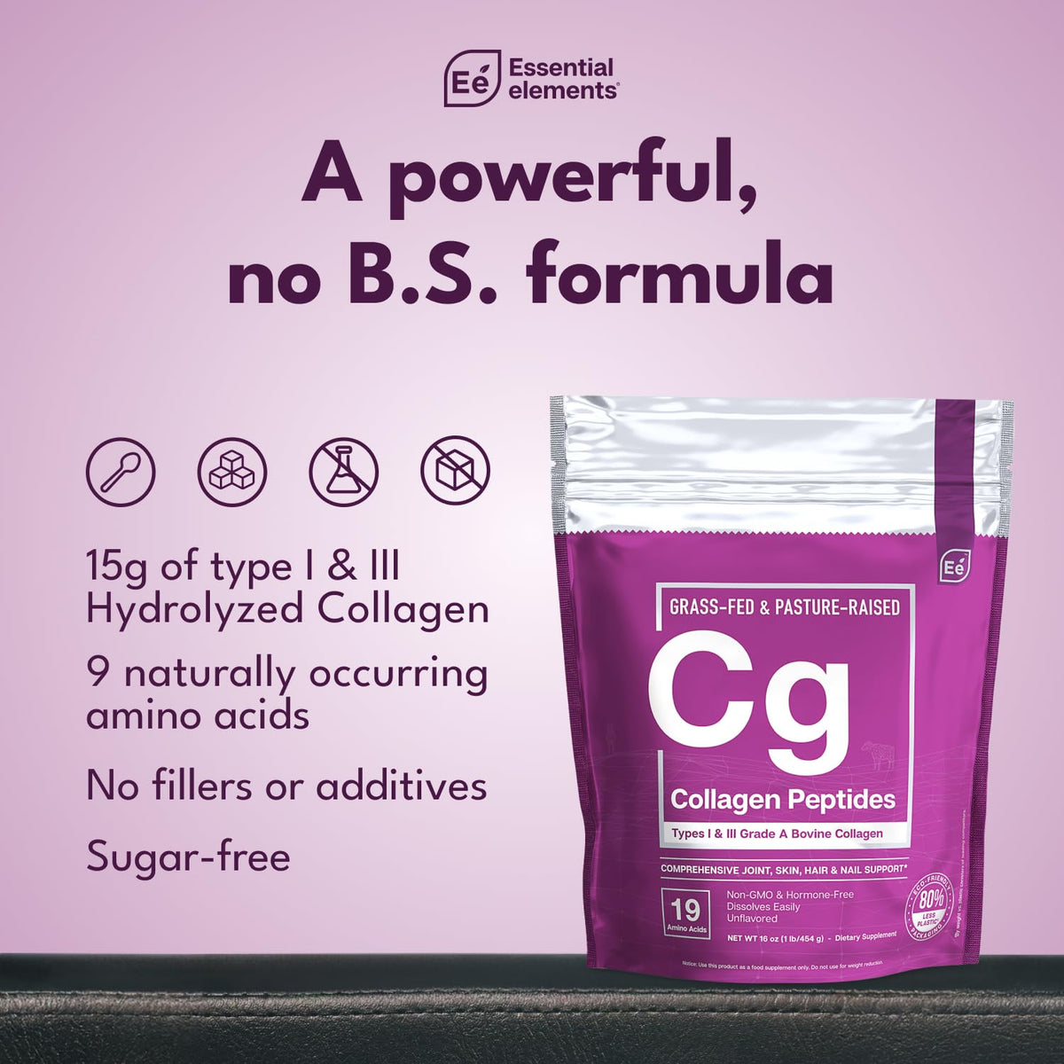 Hydrolyzed Collagen Peptides Powder 30 Servings X5137