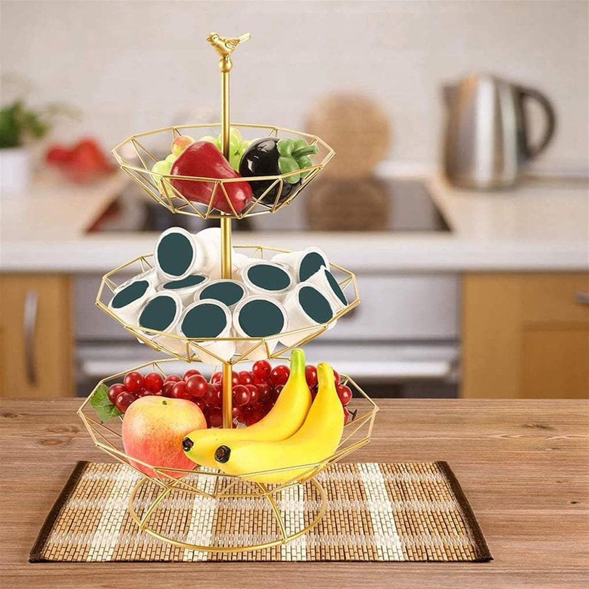 3 Tier Fruit Basket W713