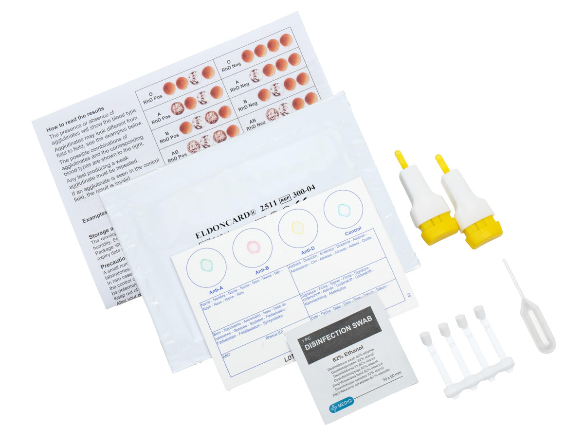 Blood Type Test 1 Pack X450993