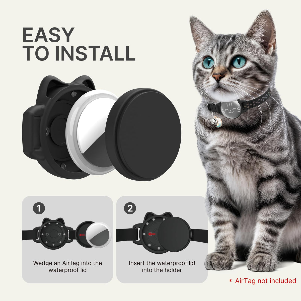 Reflective Breakaway Cat Collar with Bell W103192