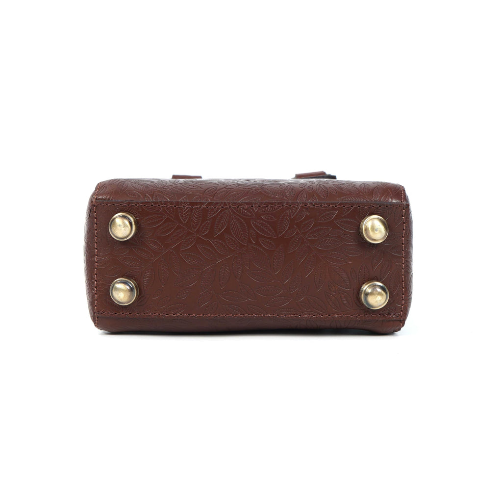 Genuine Leather Mini Tote Crossbody Bag H164020