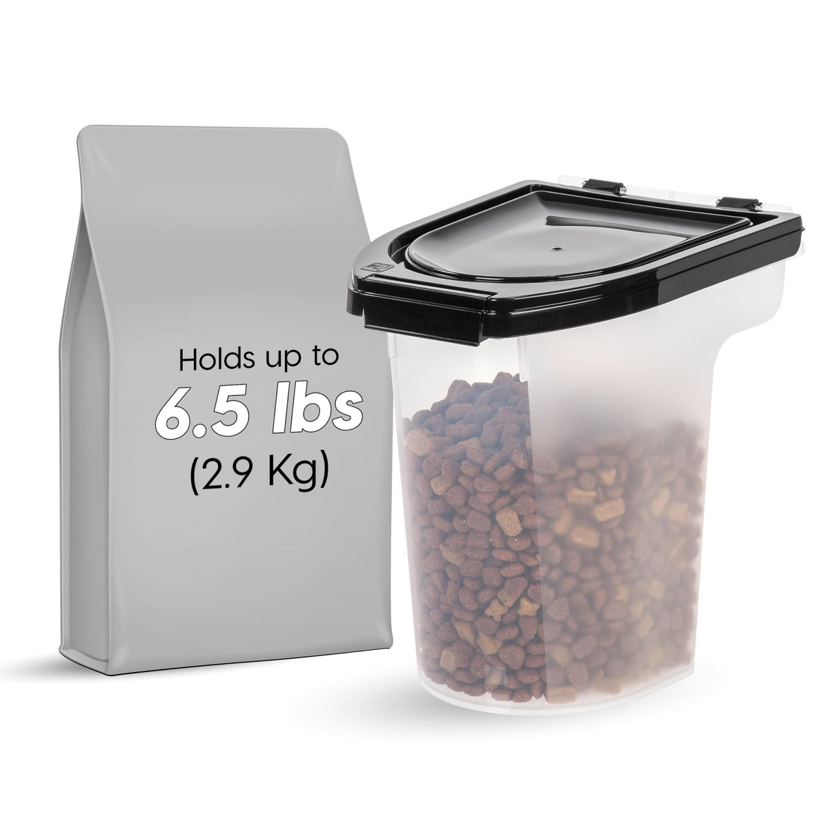 Black Dog Food Storage Container E51252
