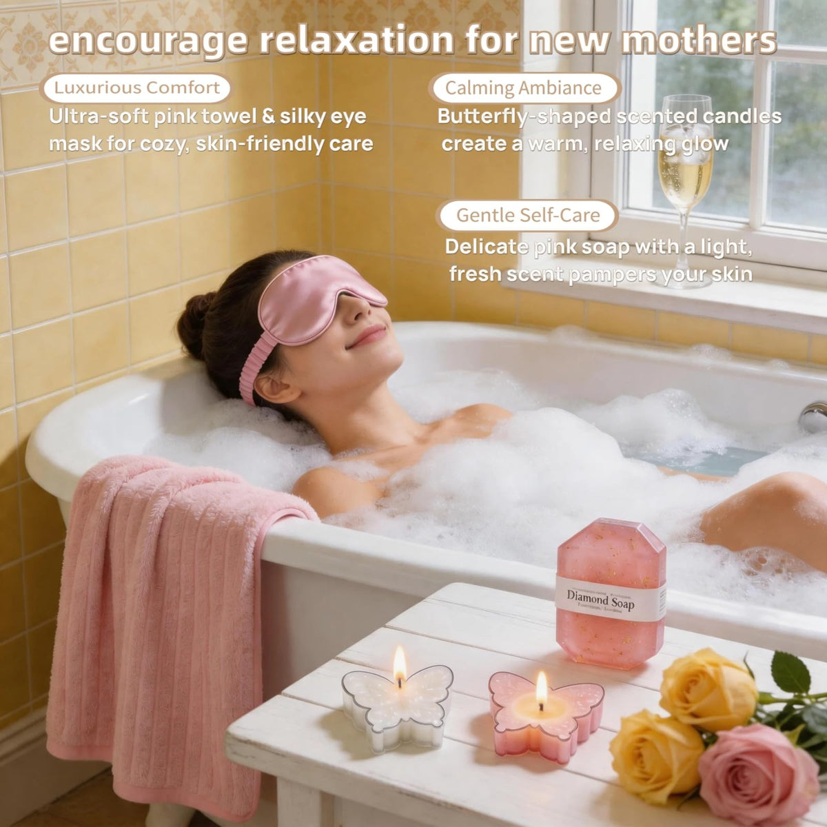 Pink Self Care Gift Set W4525