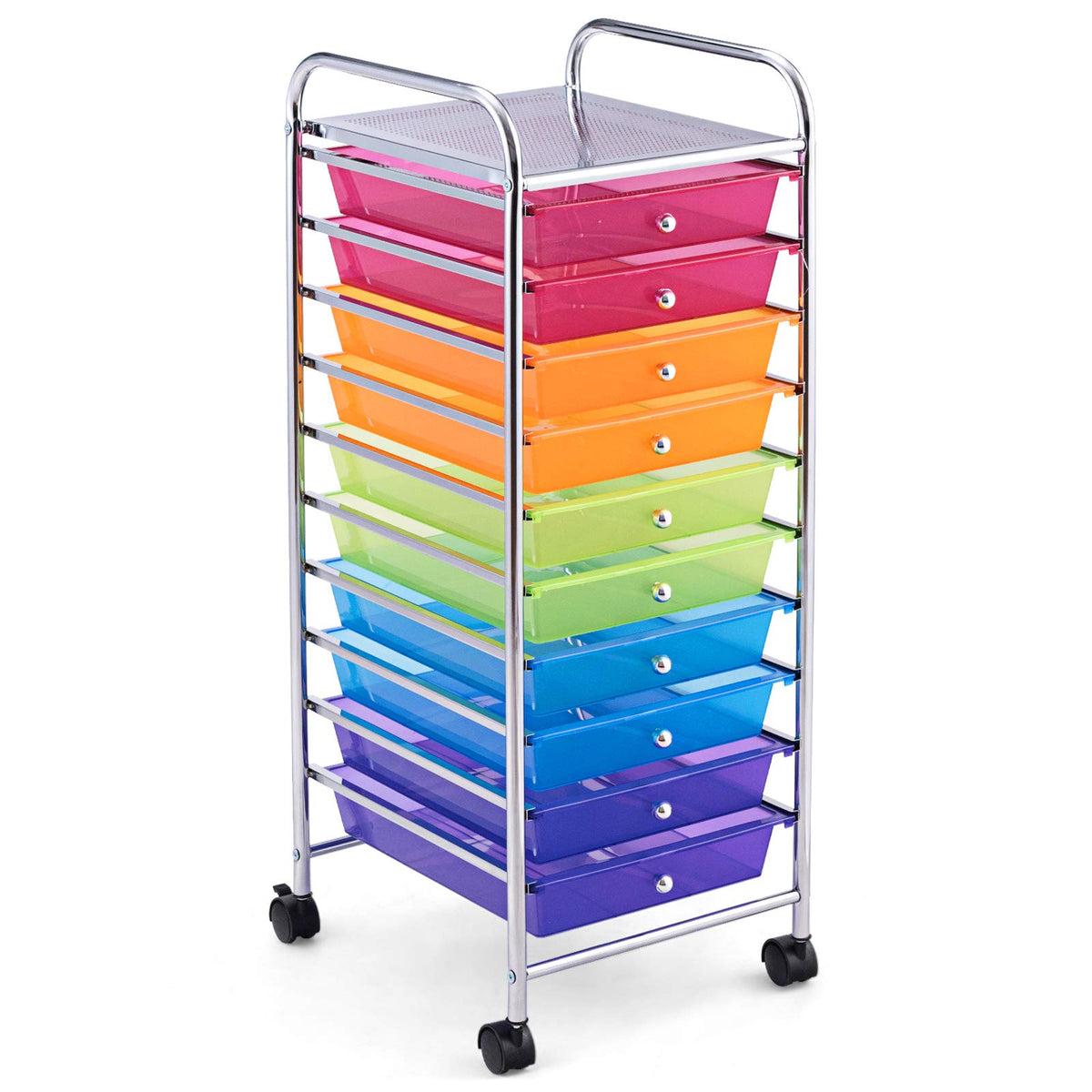10 Drawer Rolling Storage Cart with Wheels M841788