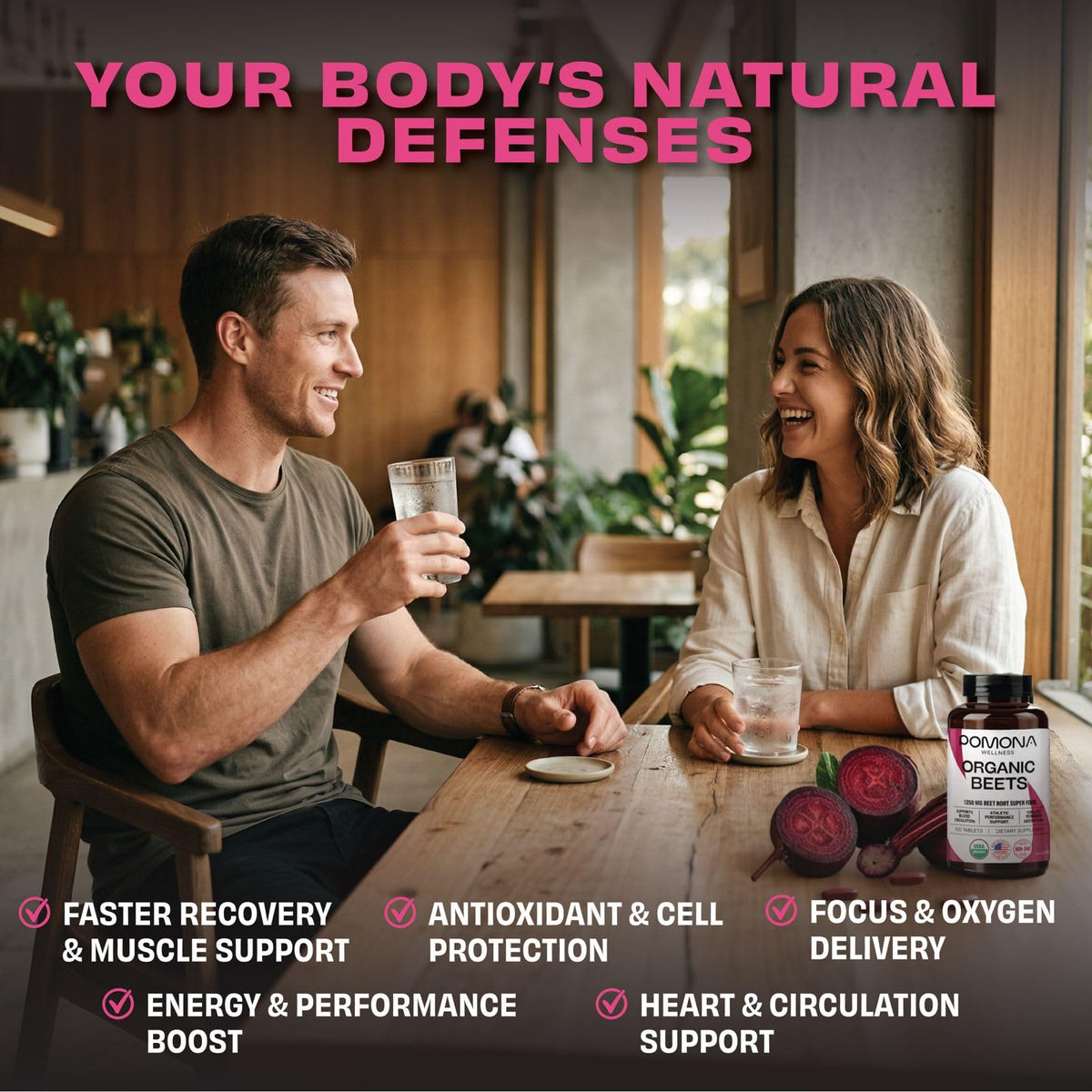 Organic Beetroot Supplement 60 Tabs K7508