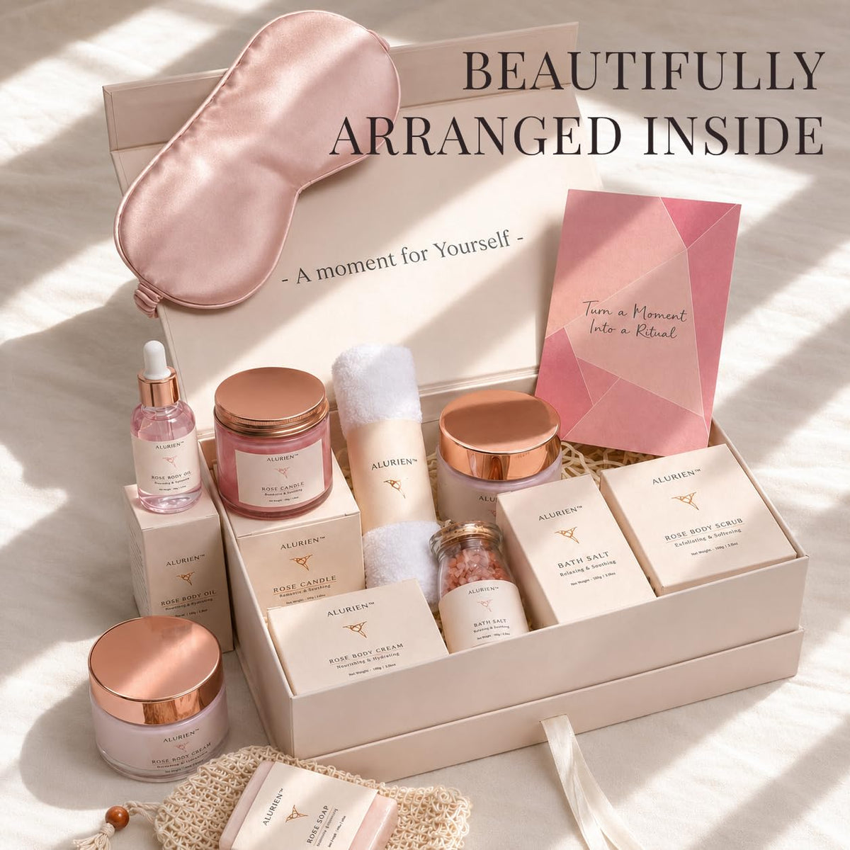 Rose 11-Piece Bath & Body Gift Set G33771